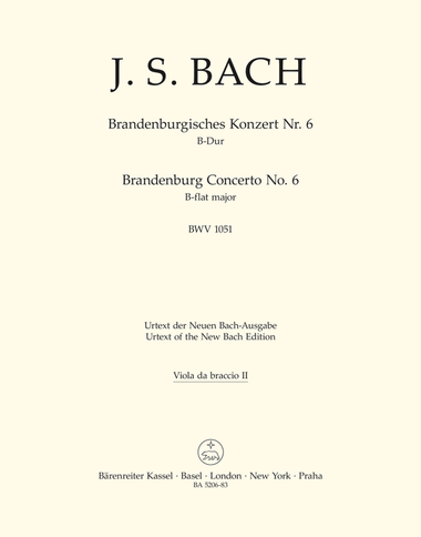 Brandenburg Concerto, No. 6 B flat major, BWV 1051