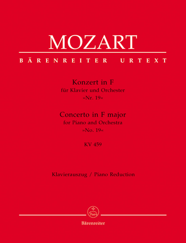 Concerto for Piano and Orchestra, No. 19 F major, KV 459