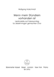 Wenn mein Stündlein vorhanden ist (1958)