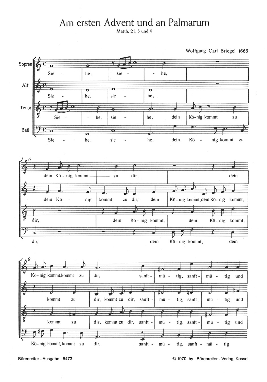 Biblical Motets for the Church Year. Volume 1: 1st Advent until the last Sunday after Epiphany 4-Part scores gallery preview page 2