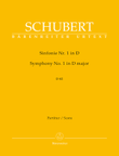 Symphony, No. 1 D major D 82