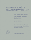Ich danke dem Herrn von ganzem Herzen SWV 34