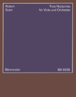 Trois Nocturnes for Viola and Orchestra