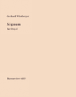 Signum for Organ (1969)