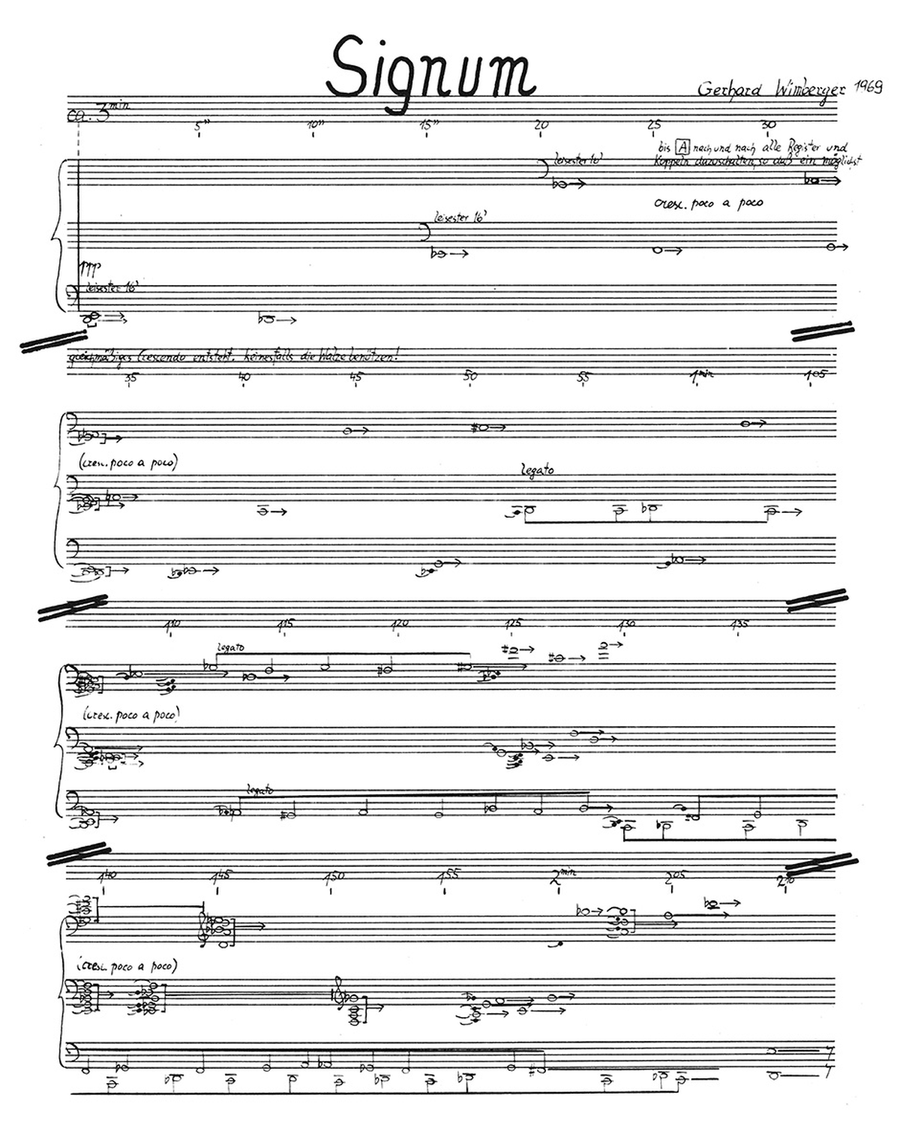 Signum for Organ (1969) Signum for Organ (1969) Organ scores gallery preview page 2