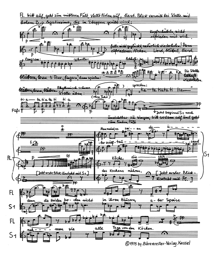 Gesammelte Werke Gesammelte Werke Flute Solo scores gallery preview page 2