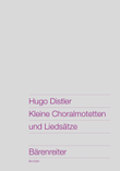 Kleine Choralmotetten und Liedsätze