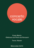 Dédicace de Pierre de Ronsard pour ténor et piano (1945)