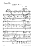 Ode a la Musique fur Bariton, vierstimmigen gemischten Chor, Trompete, zwei Horner, drei Posaunen, Klavier und Kontra