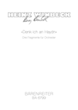 Denk ich an Haydn. Drei Fragmente fur Orchester