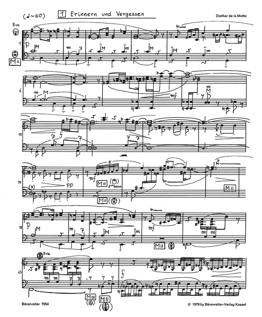 Liebeserklärung an ein verkanntes Instrument (1977) Accordion scores gallery preview page 2