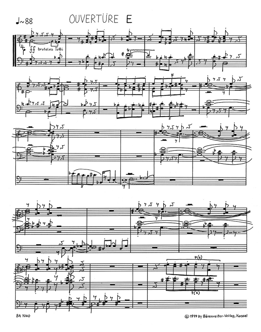 Orgelkonzert in drei Satzen for Solo Organ Organ Solo scores gallery preview page 2