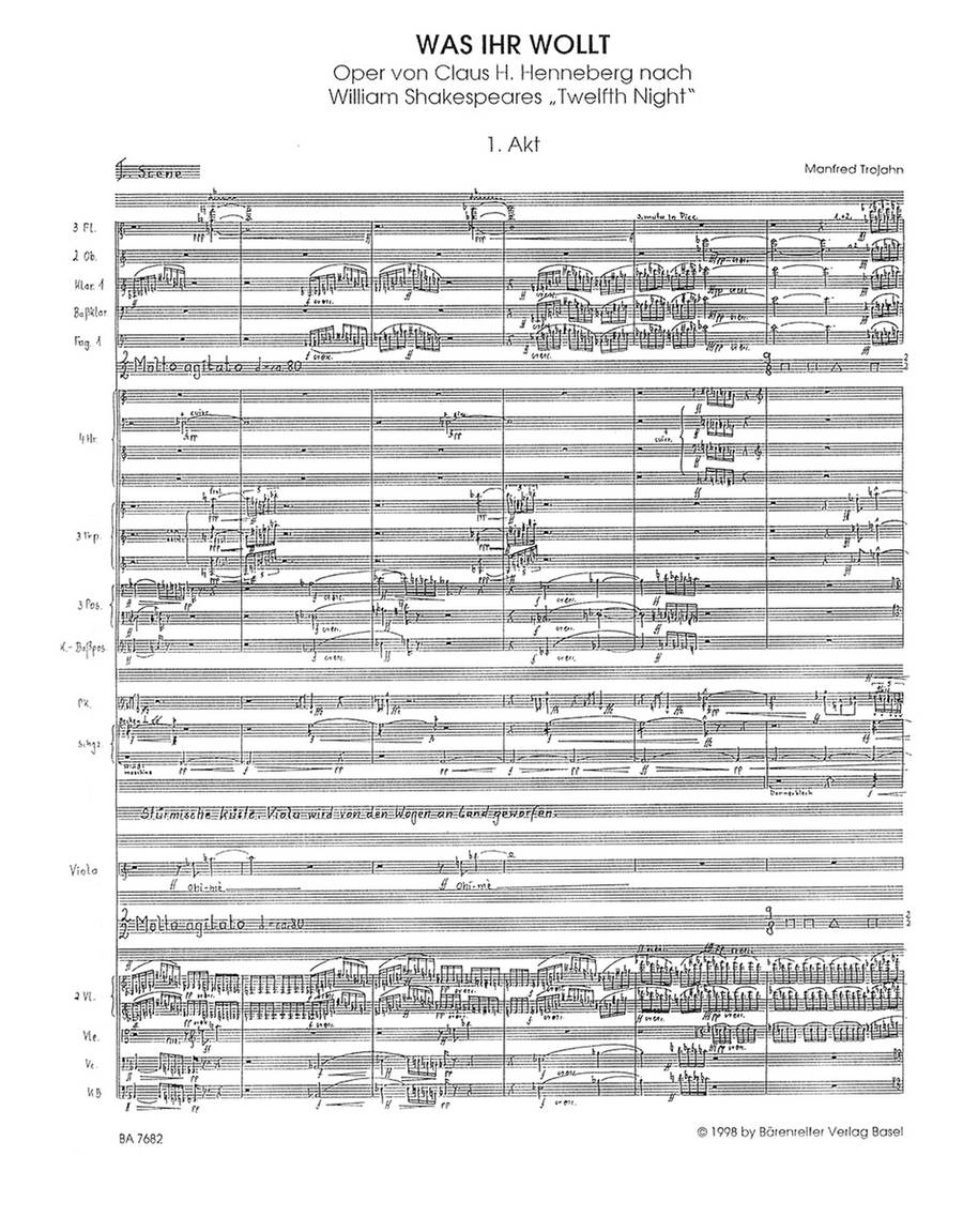 Was ihr wollt (1997/1998) Orchestra scores gallery preview page 2