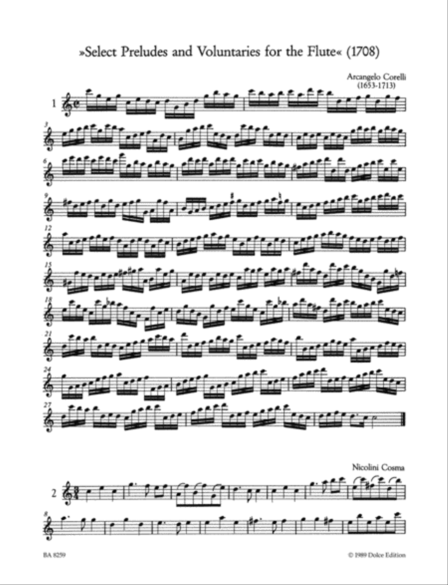 Sololiteratur des Hochbarock for Treble Recorder (unaccompagnied) Alto Recorder scores gallery preview page 2