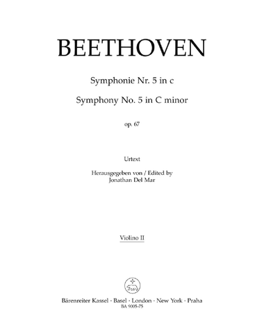Symphony, No. 5 c minor, Op. 67
