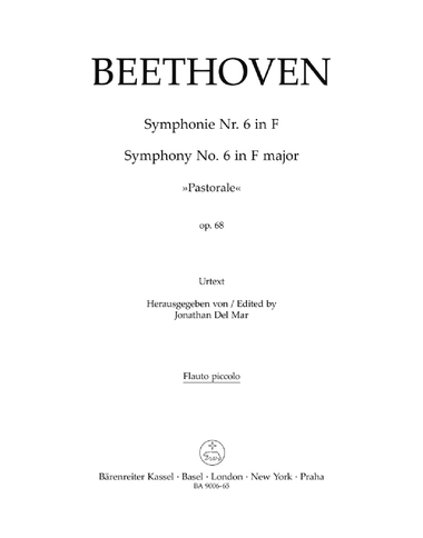 Symphony, No. 6 F major, Op. 68 'Pastorale'
