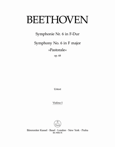 Symphony, No. 6 F major, Op. 68 'Pastorale'