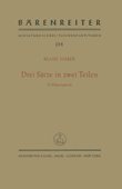 Drei Sätze in zwei Teilen
