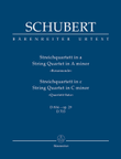 String Quartet A minor D 804, op. 29 