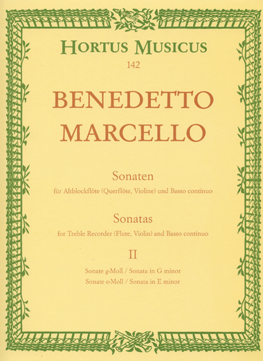Sonatas for Treble Recorder (Querflote, Violine) und Basso continuo