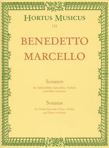 Sonatas for Treble Recorder (Querflote, Violine) und Basso continuo