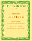 Sonate for Flute (Violin) and Basso continuo d minor op. 3/6 mini preview