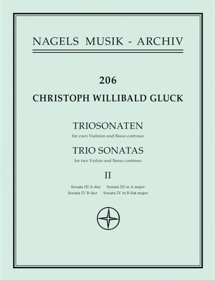 Zwei Triosonaten for two Violins and Basso continuo Violin scores gallery preview page 1