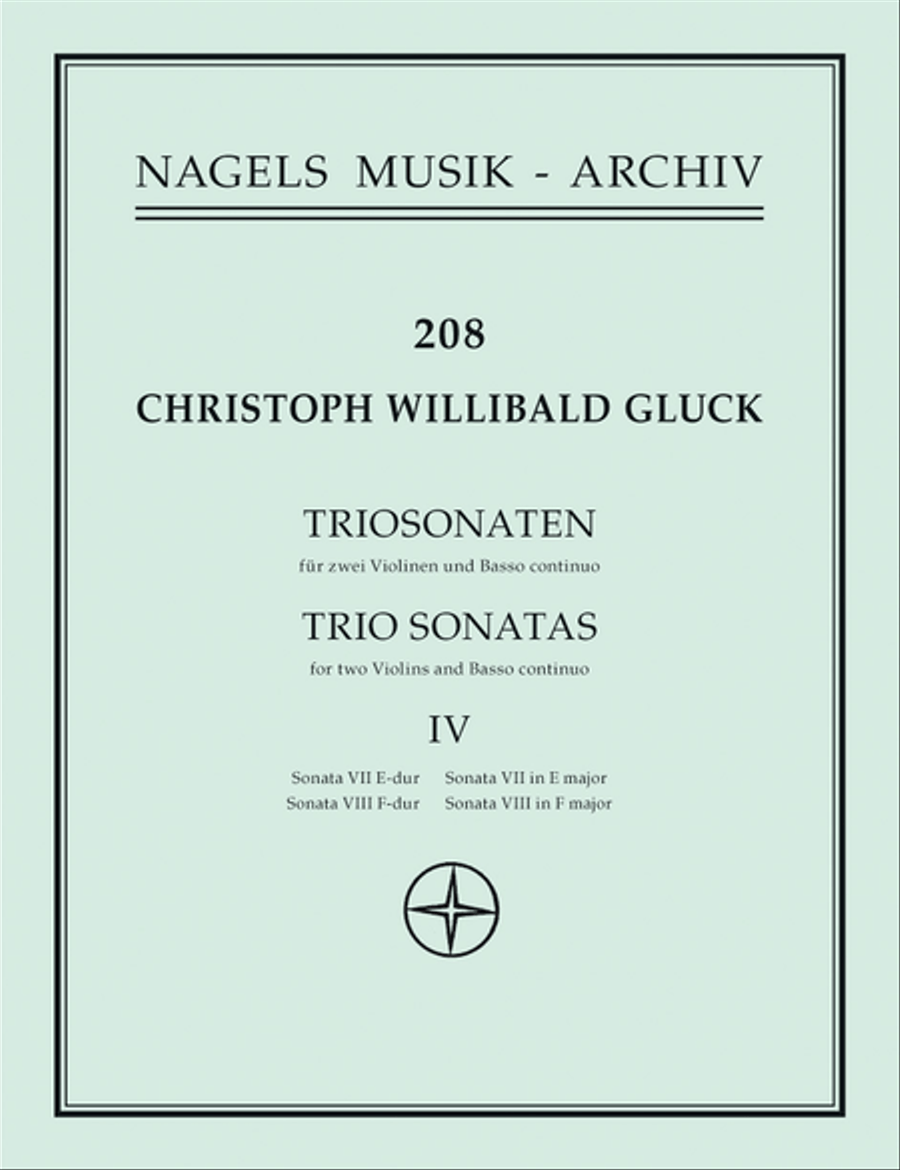 Zwei Triosonaten for two Violins and Basso continuo Violin scores gallery preview page 1