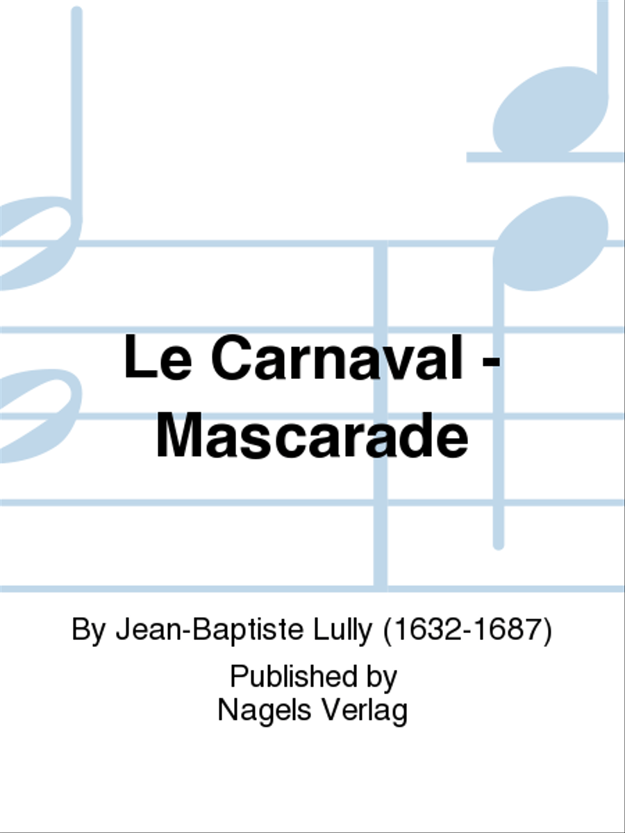 Le Carnaval - Mascarade Flute scores gallery preview page 1