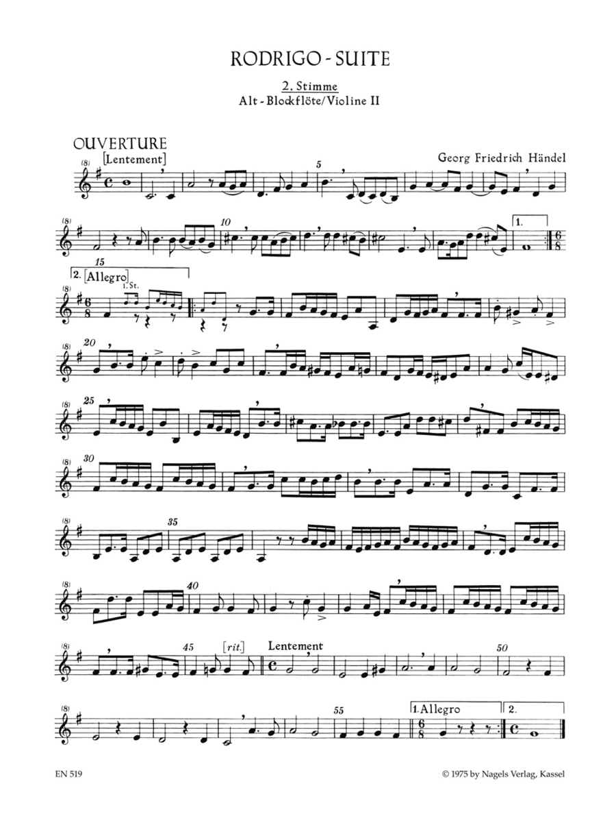 Rodrigo-Suite (Ouverture und sieben Tanzsatze aus der Oper 