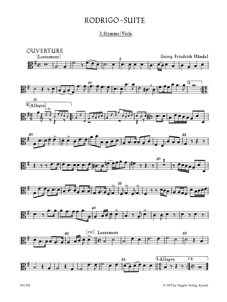 Rodrigo-Suite (Ouverture und sieben Tanzsatze aus der Oper 