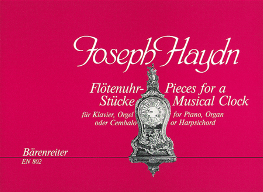 Flotenuhrstucke. Kompositionen fur das Laufwerk (Flotenuhr) Hob.XIX:1-32 by Franz Joseph Haydn Flute - Sheet Music