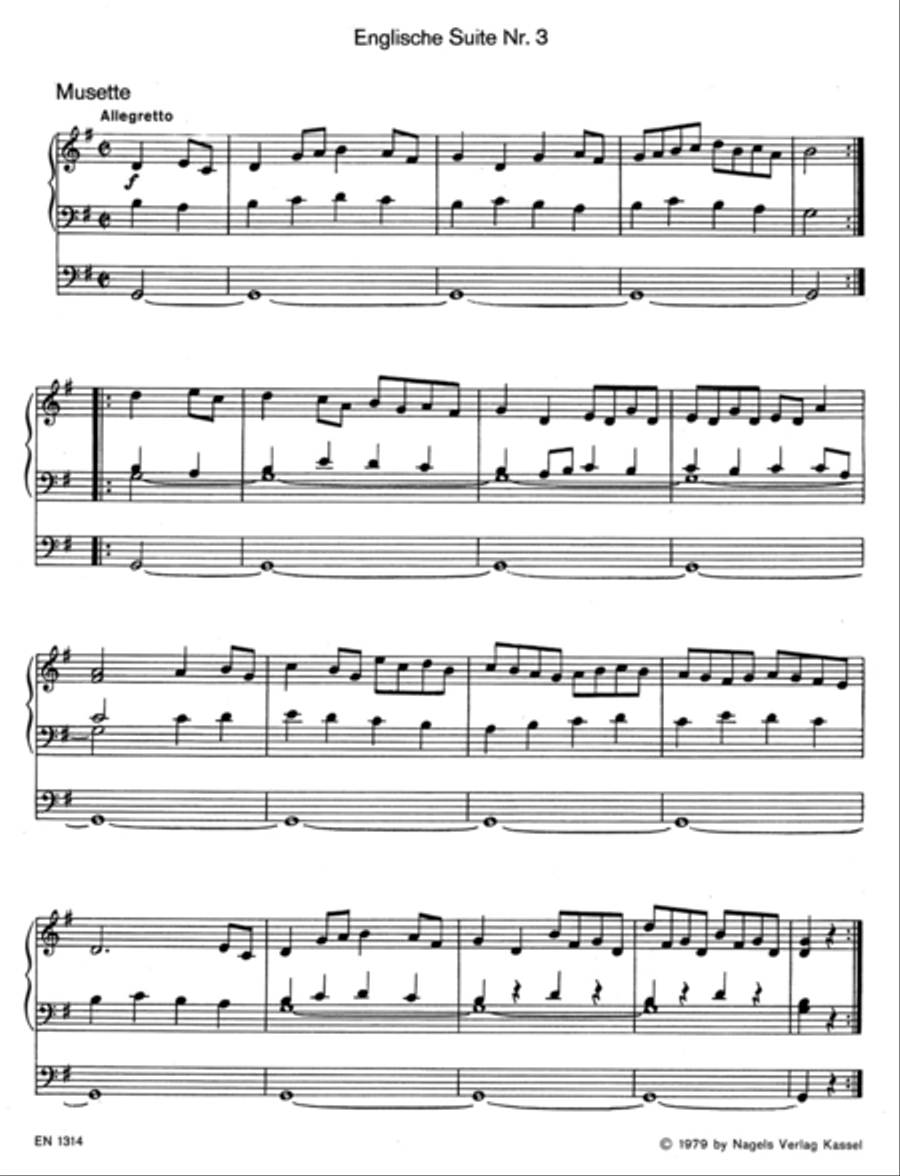 Johann Sebastian Bach - 15 bekannte Stuecke fuer elektronische Orgel Organ scores gallery preview page 2