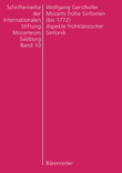 Mozarts frühe Sinfonien (bis 1772)