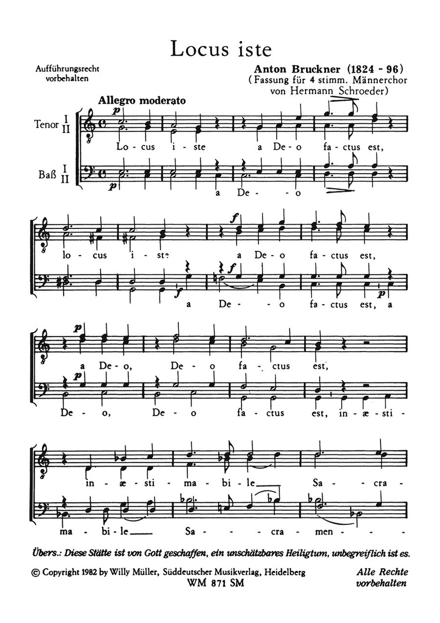 Locus iste Locus iste TTBB scores gallery preview page 2