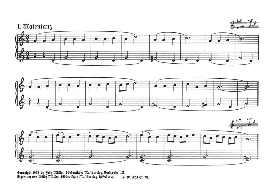 Für kleine Leute Für kleine Leute Piano Solo scores gallery preview page 2