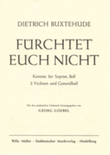 Fürchtet euch nicht BuxWv 30