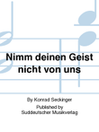 Nimm deinen Geist nicht von uns