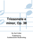 Triosonate e minor, Op. 38