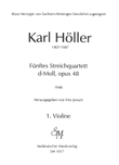 Funftes Streichquartett (1948) d minor, Op. 48