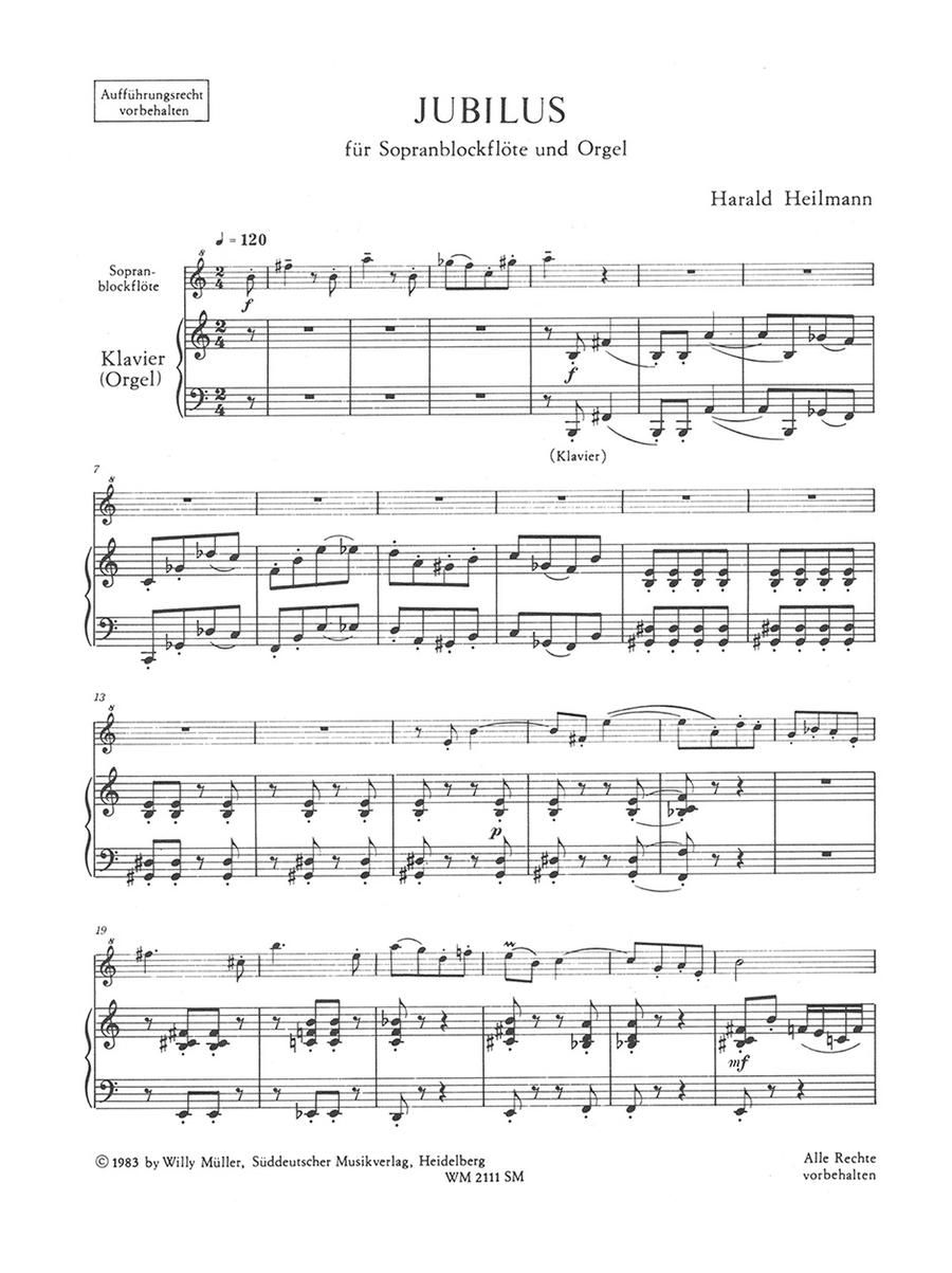 Jubilus Jubilus Soprano Recorder scores gallery preview page 2