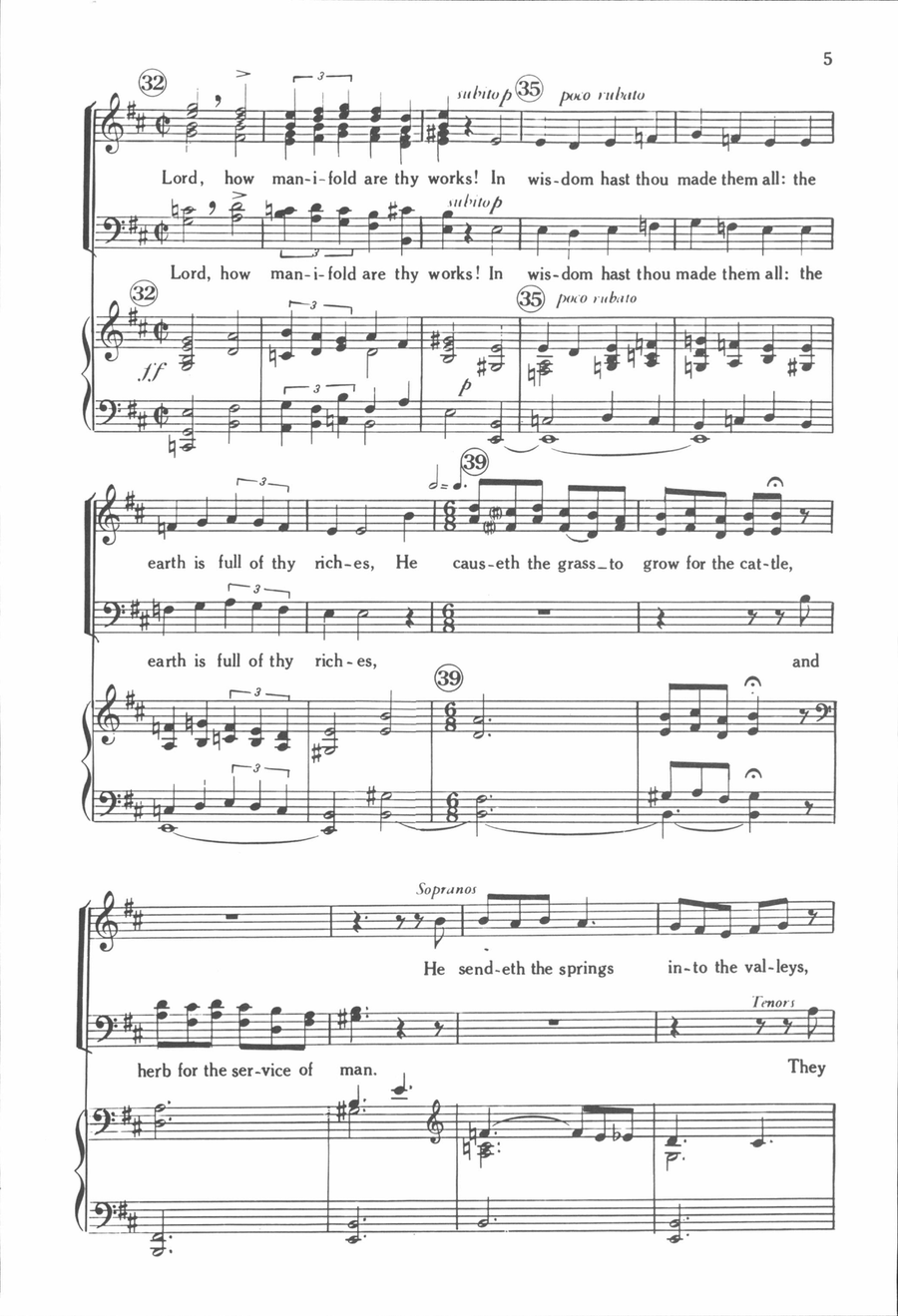 The Young Lions The Young Lions 4-Part scores gallery preview page 5