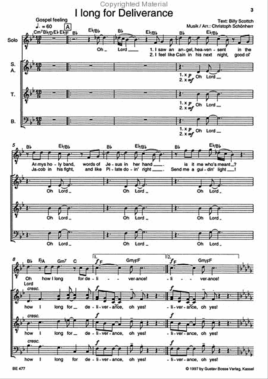 Jazz im Chor. Arrangements aus dem Jazz- und Rockbereich für Laien- und Schulchöre. Heft 7 4-Part scores gallery preview page 2