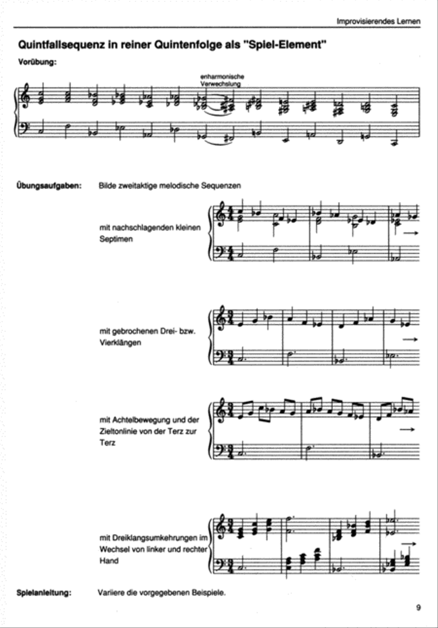 Klavier. Improvisation. Klang Piano Method scores gallery preview page 2