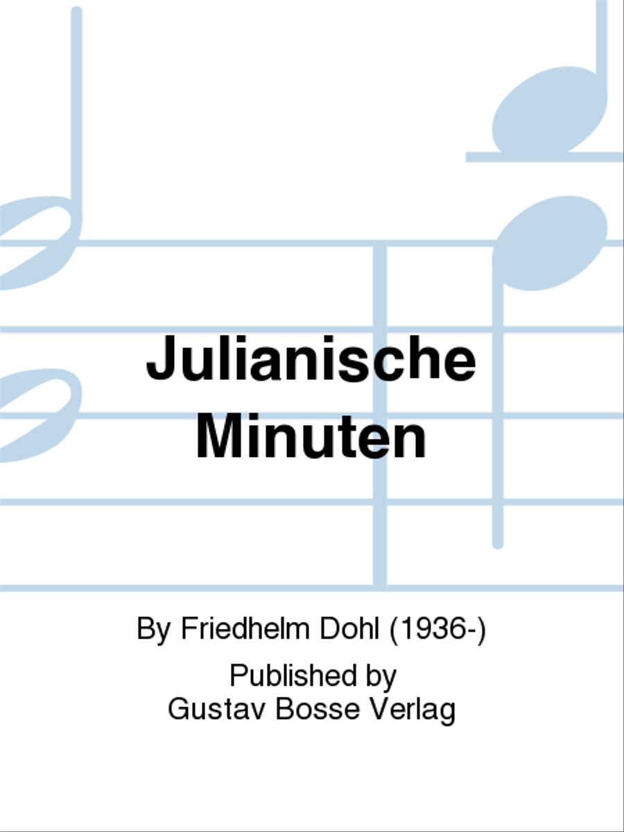 Julianische Minuten (1963) Flute Solo scores gallery preview page 1