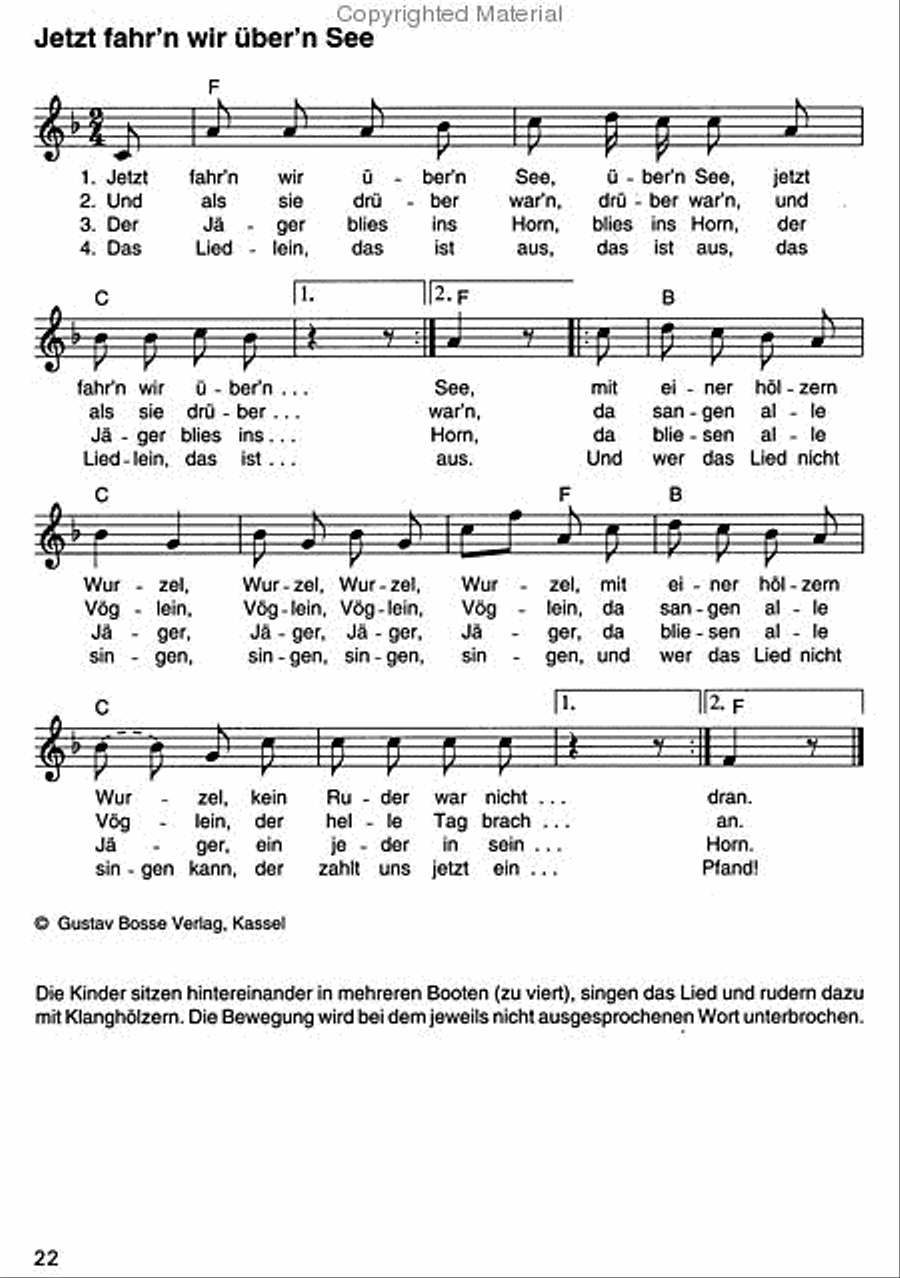 Elemente - Instrumente. Feuer, Wasser, Erde, Luft. Liederbuch Voice scores gallery preview page 2