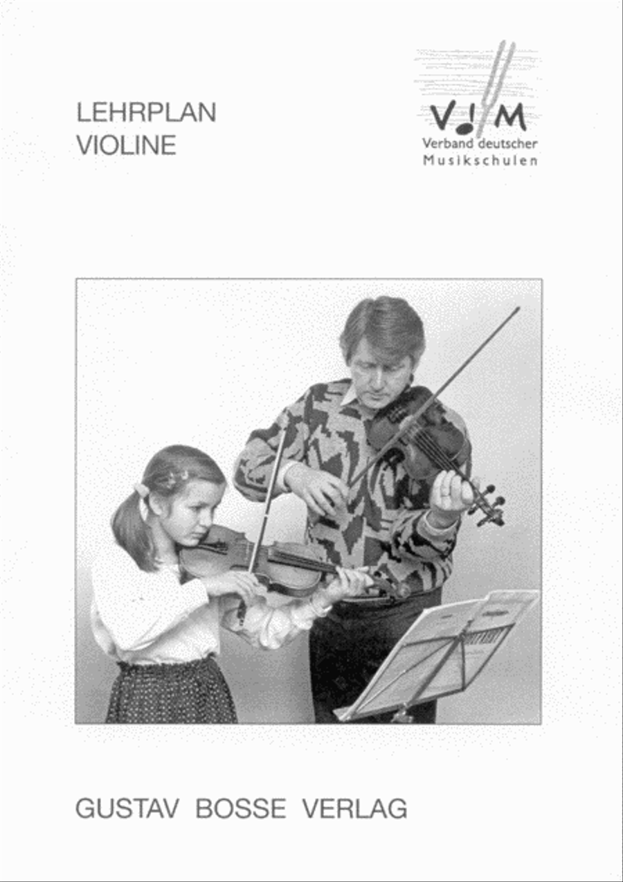 Lehrplan Violine Violin scores gallery preview page 1