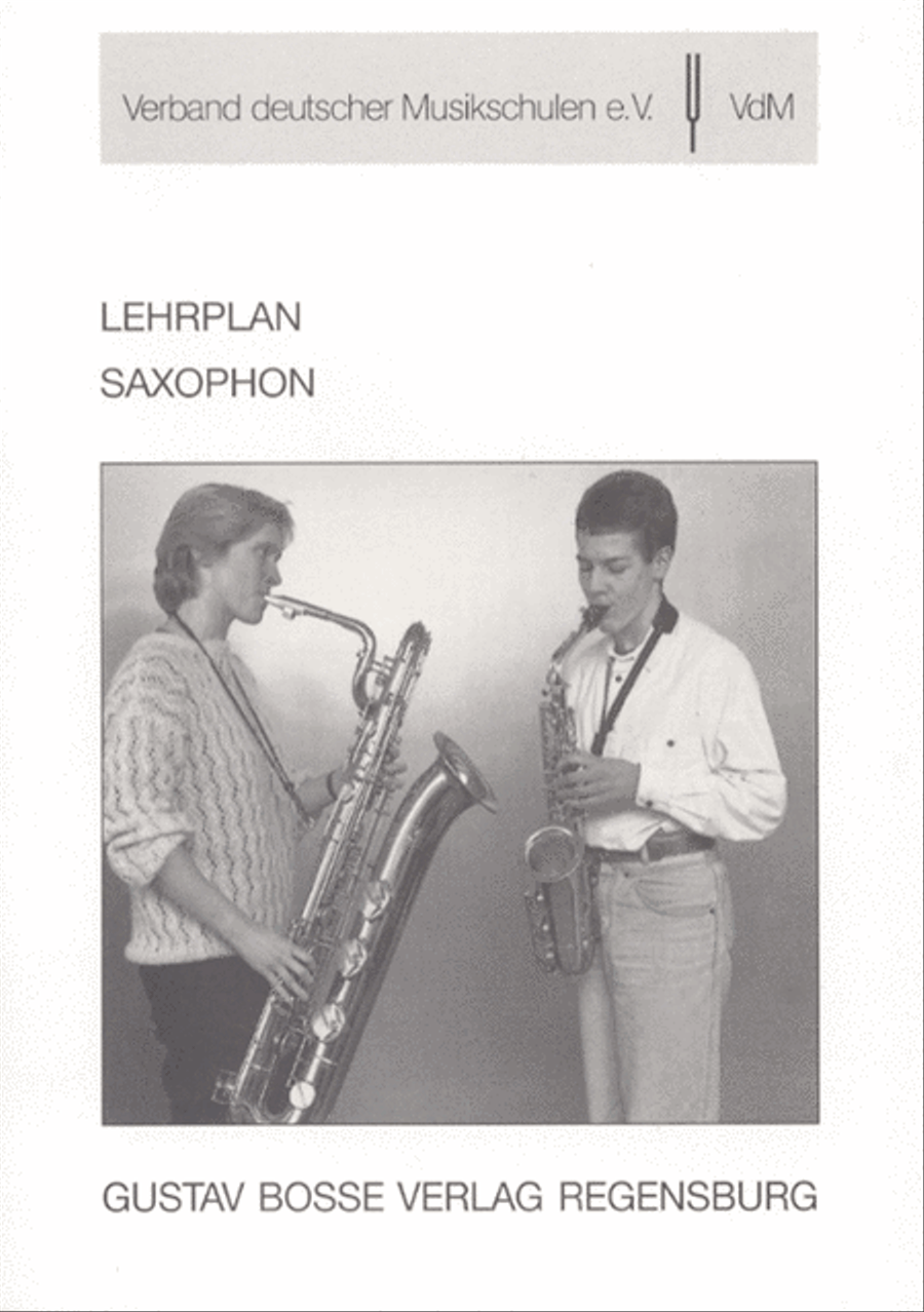Lehrplan Saxophon Collection / Songbook scores gallery preview page 1