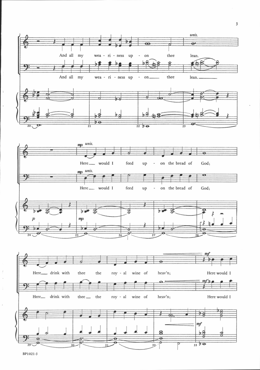 Last Supper Last Supper 4-Part scores gallery preview page 3