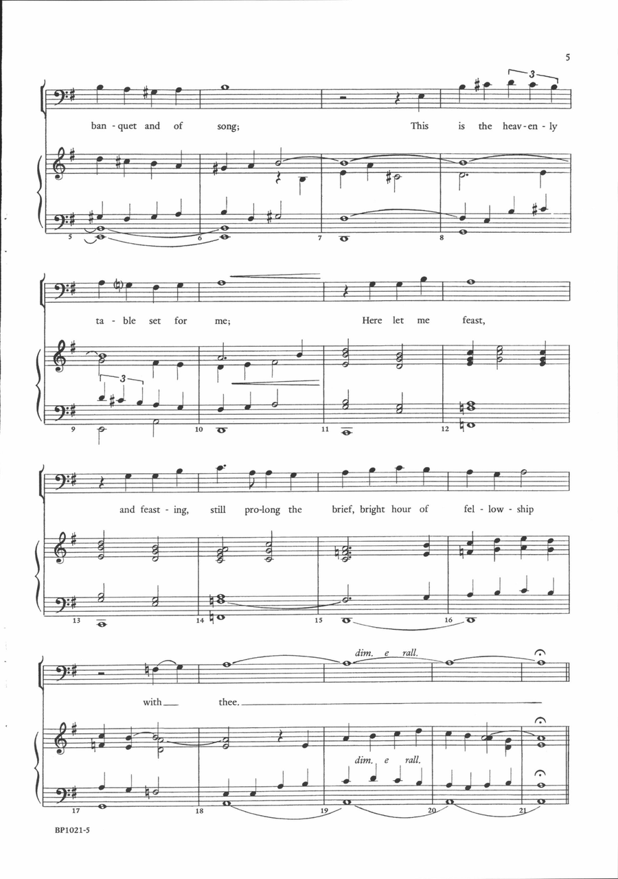 Last Supper Last Supper 4-Part scores gallery preview page 5